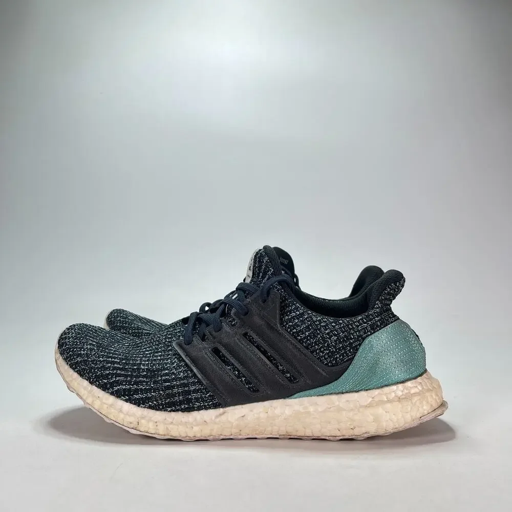 adidas UltraBoost 4.0 Parley Carbon Athletic Running Shoes CG3673 Men's Size 10